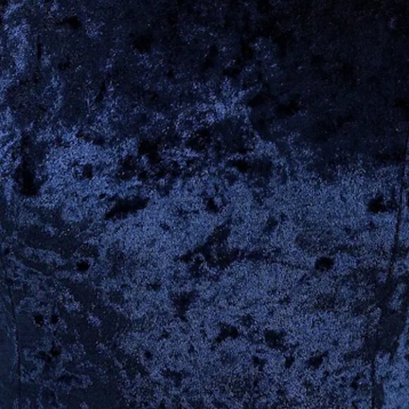 Lulu’s Blue Velvet Maxi Dress with Tie Waist - Picture 13 of 13